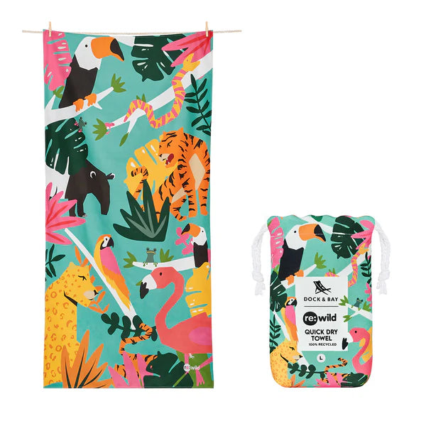 Dock & Bay Beach Towel X Large - Wild Thing