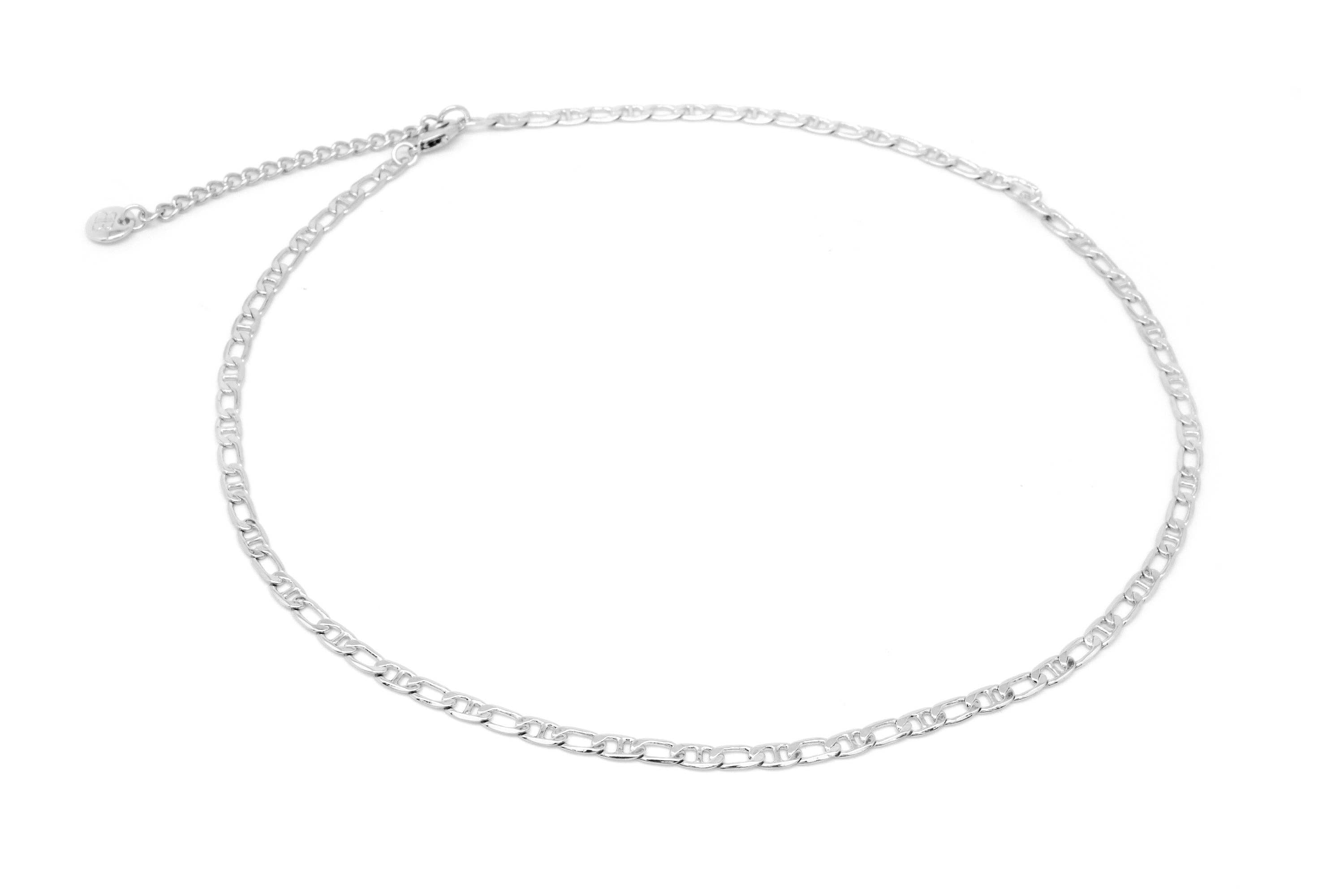 Sobek Silver Link Chain Necklace