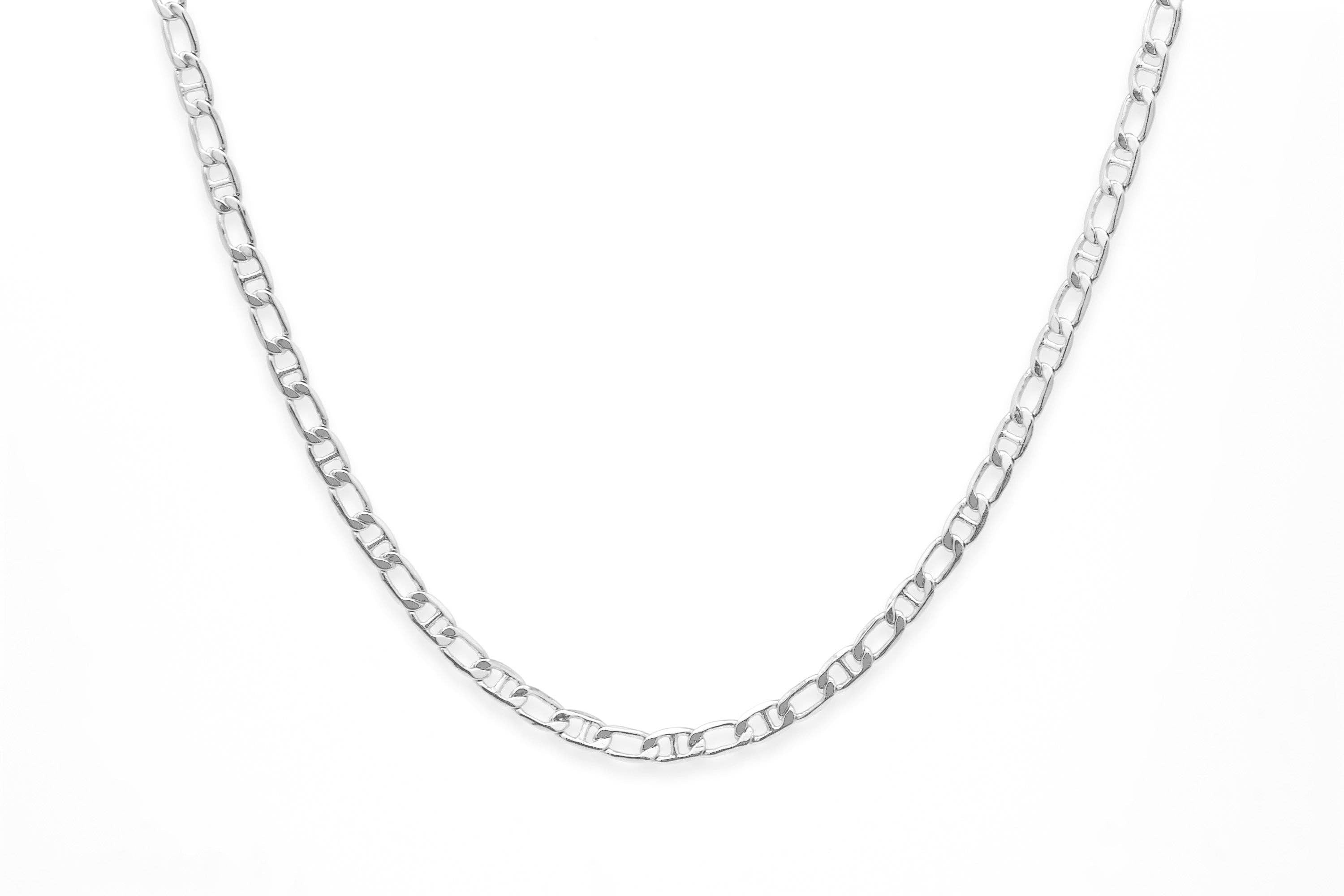 Sobek Silver Link Chain Necklace