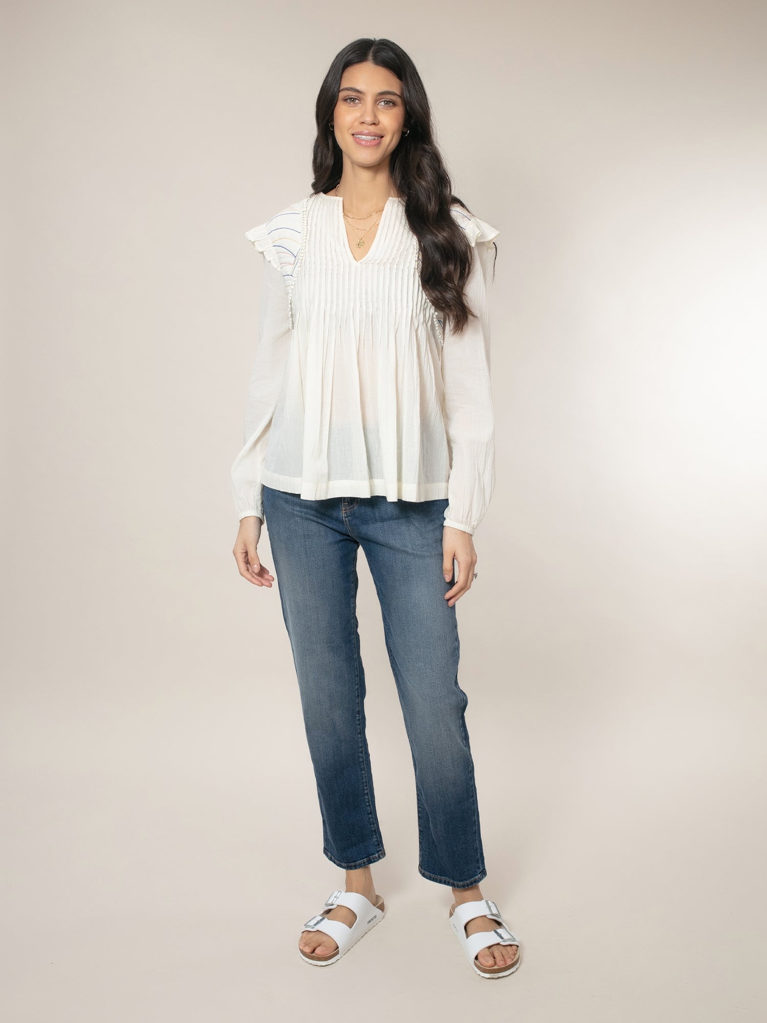 Arlington Blouse - Cream