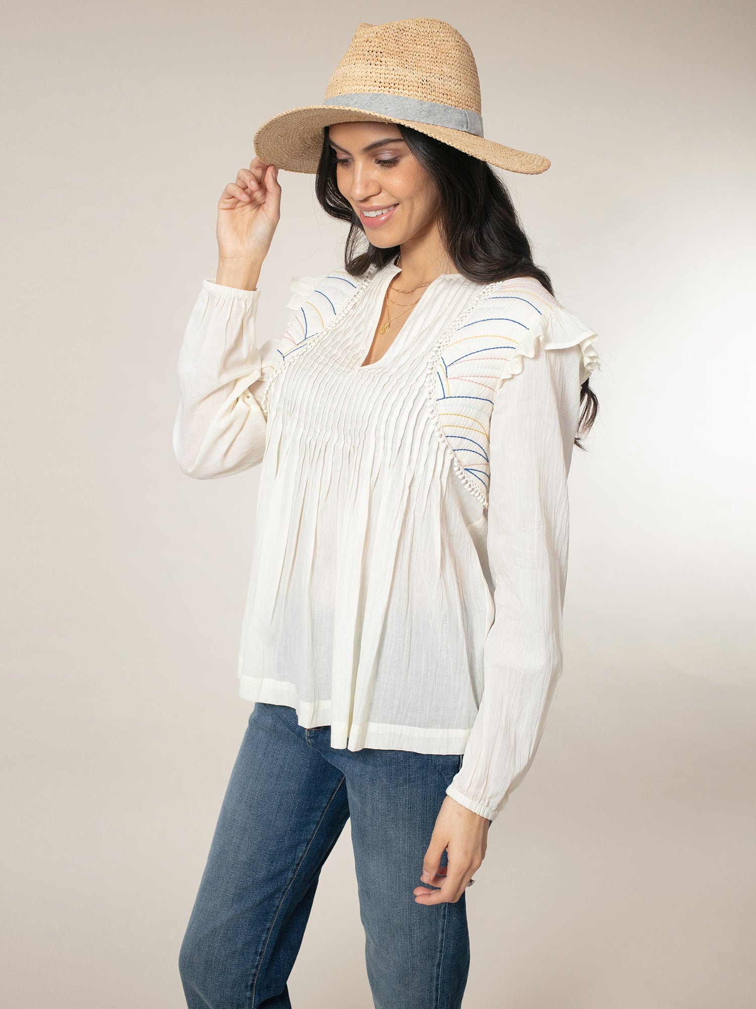 Arlington Blouse - Cream