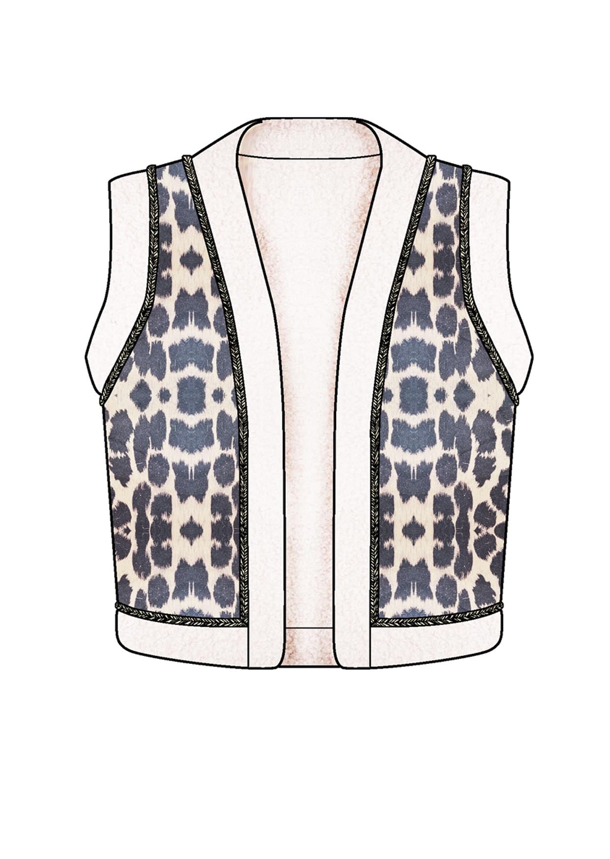 Arnica Leopard Gilet