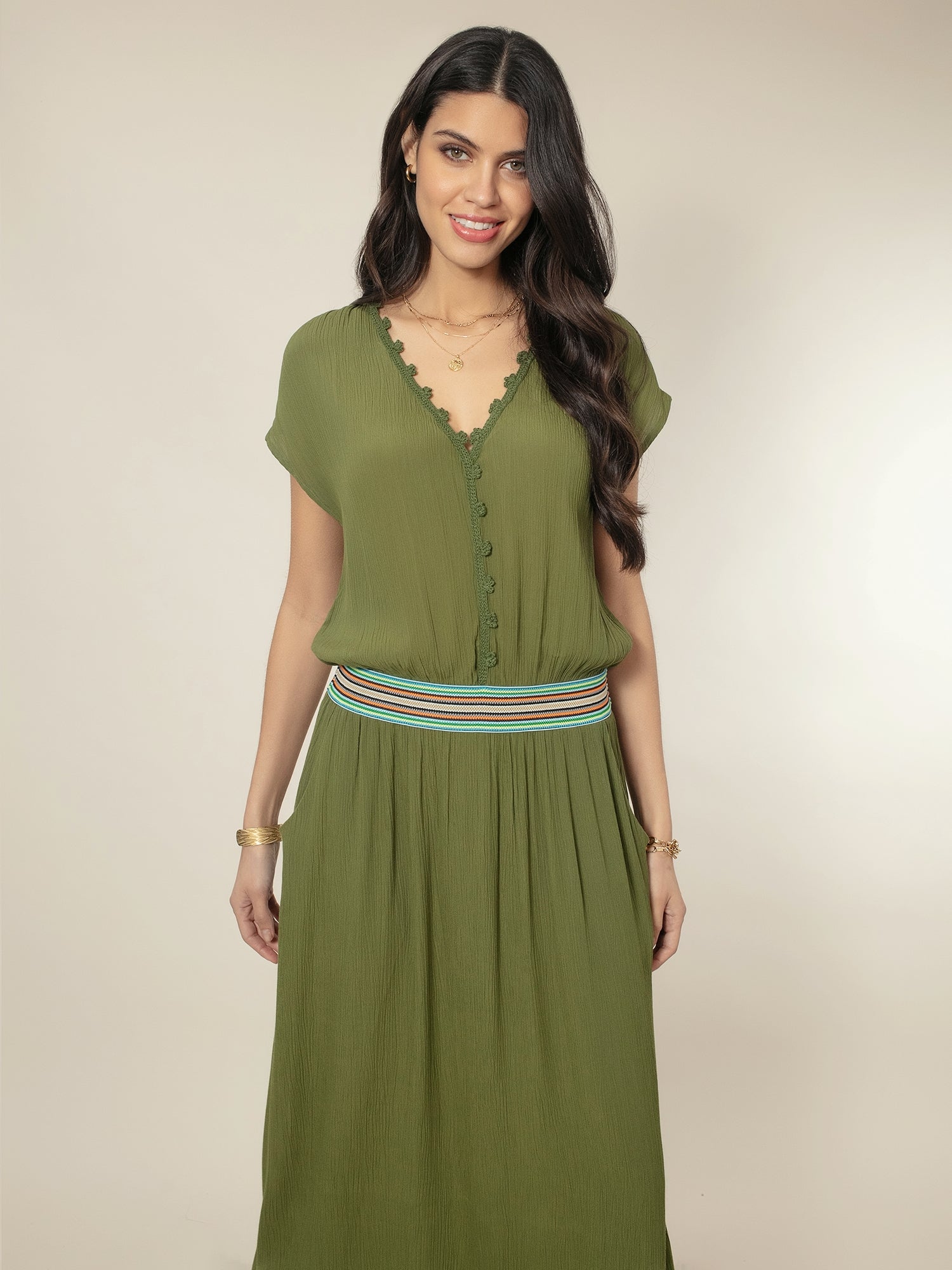 Cece Maxi Dress - Green