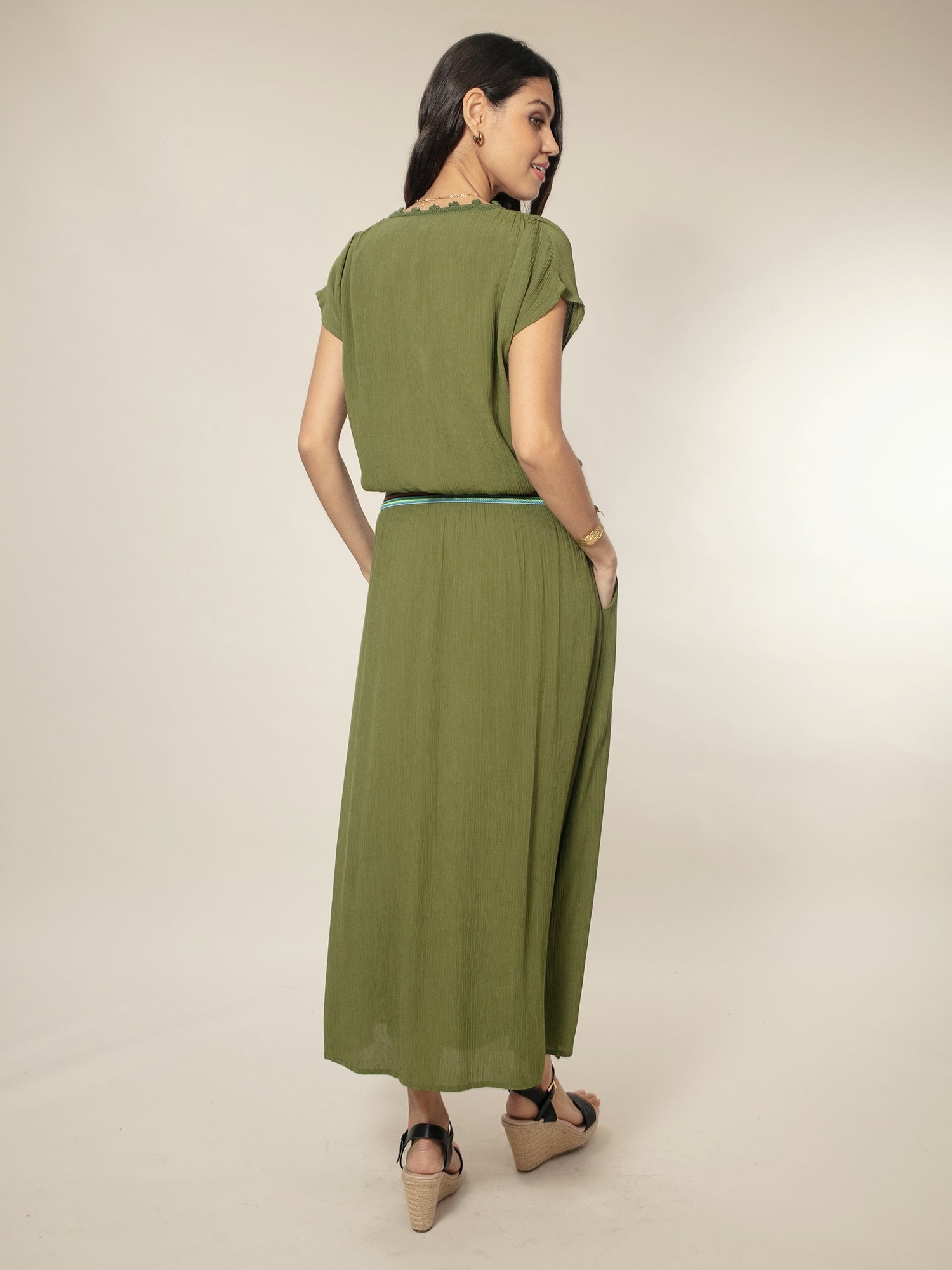 Cece Maxi Dress - Green