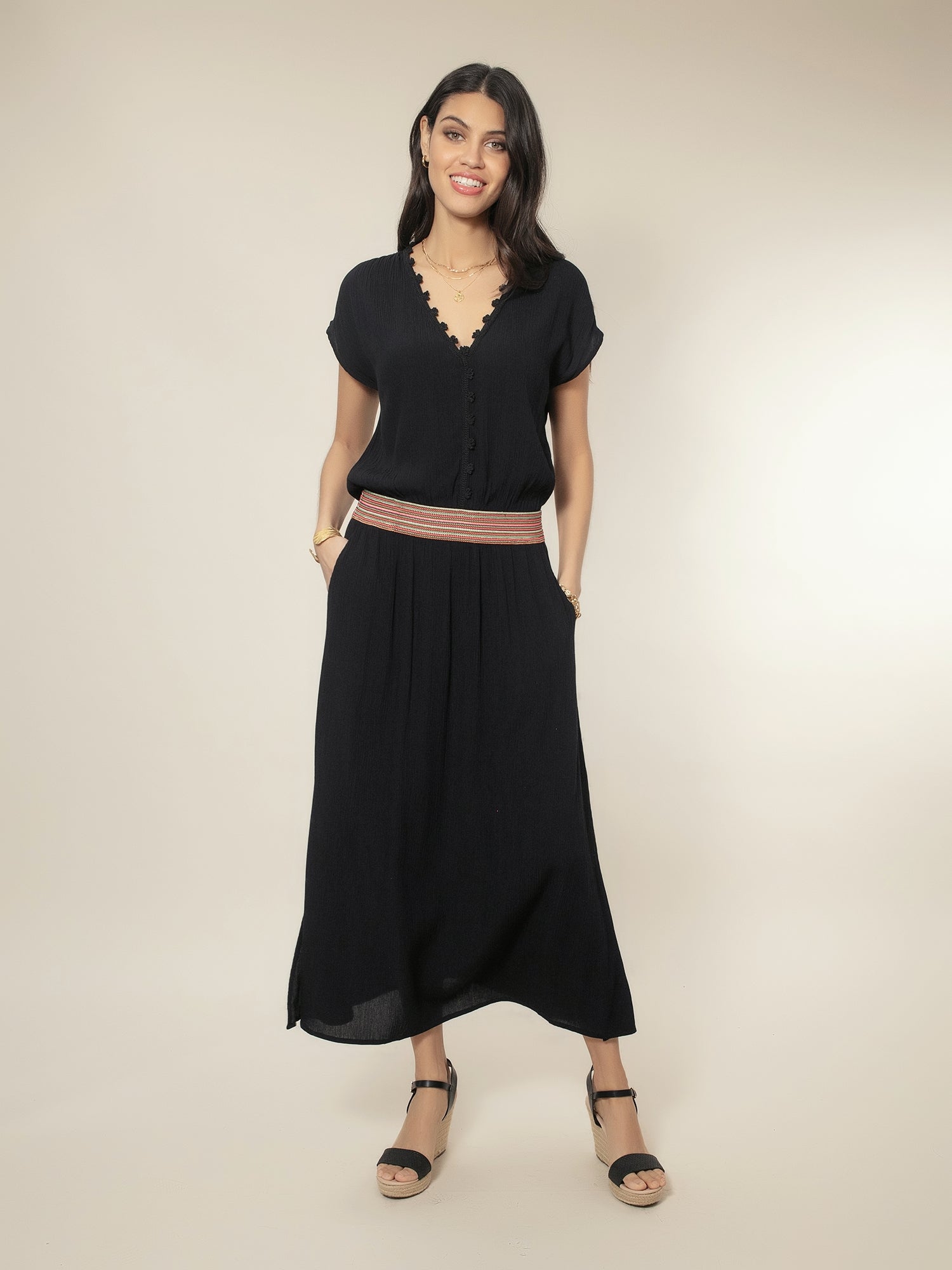 Cece Maxi Dress - Black