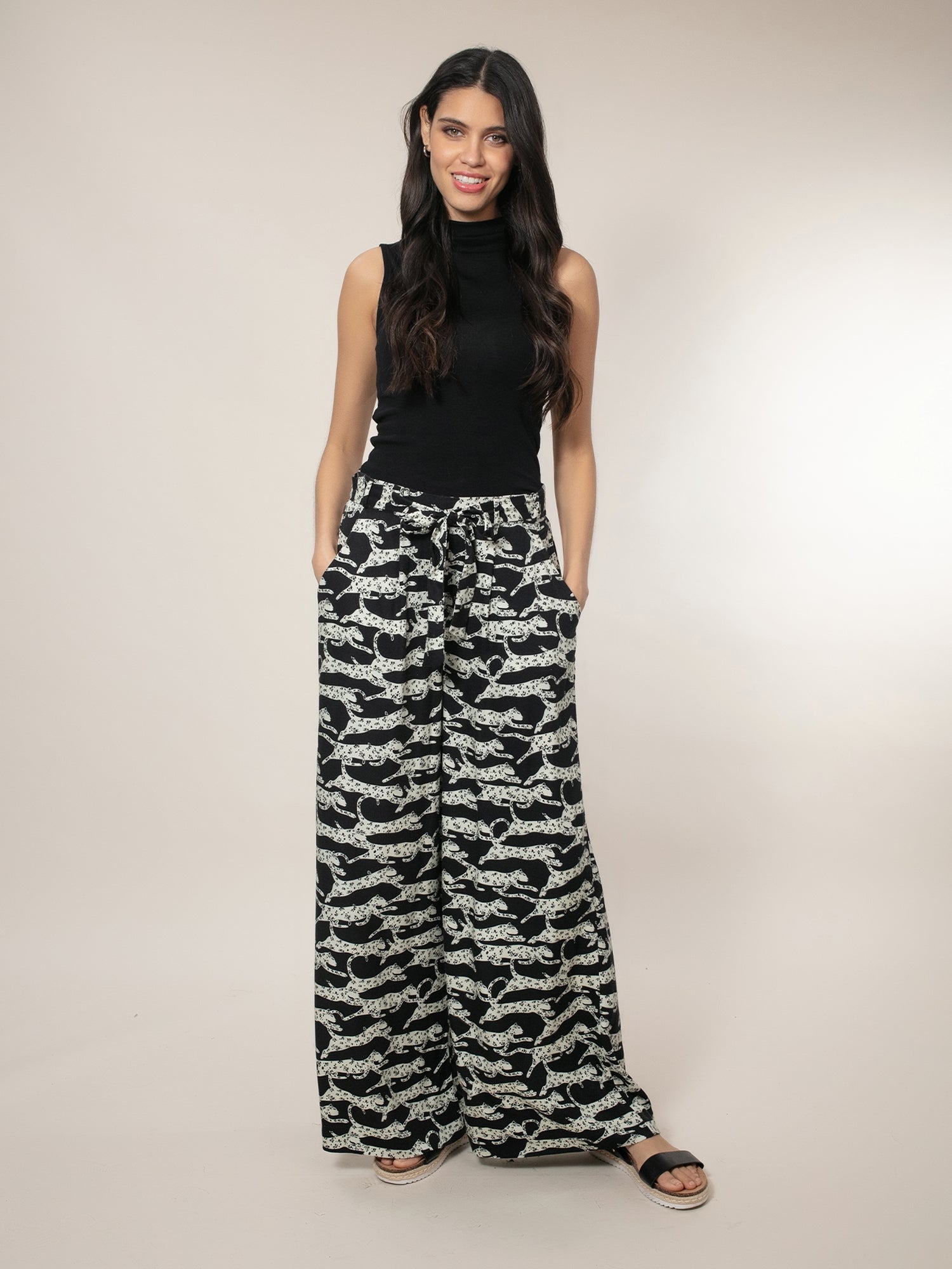 Fifi Trousers - Black Mix