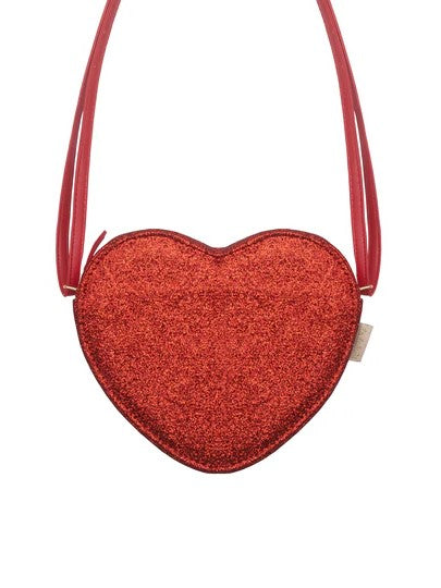 LOVE HEART GLITTER BAG