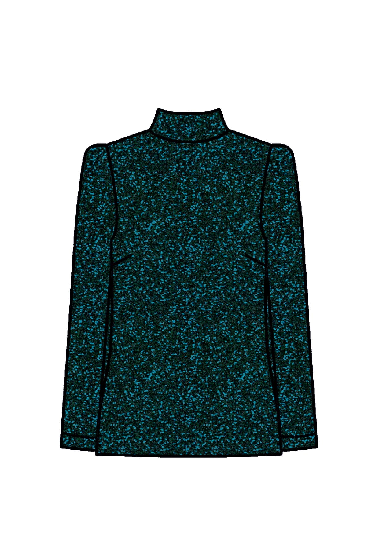 Mercer Top in Teal