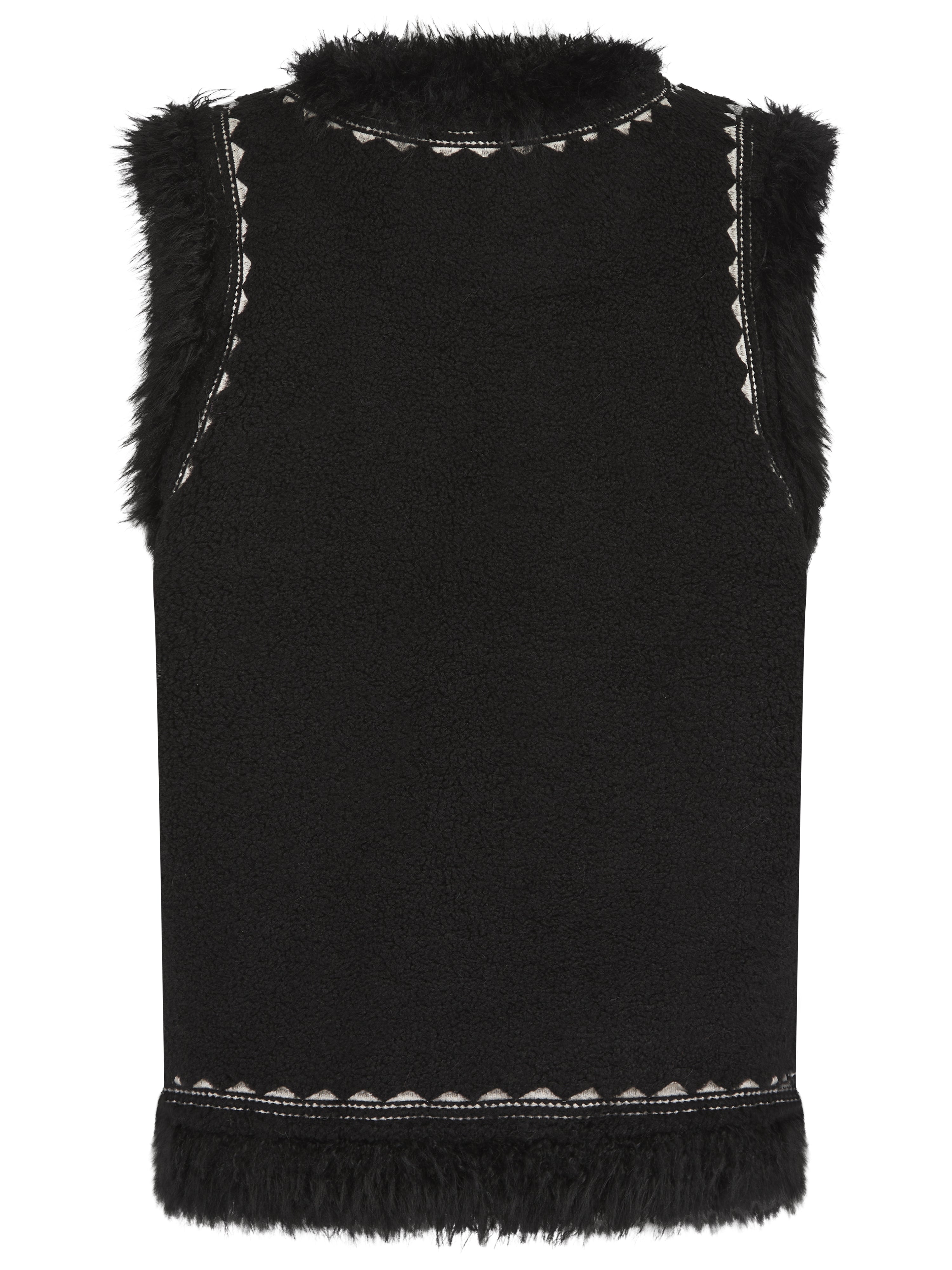 DANNIKA GILET IN BLACK