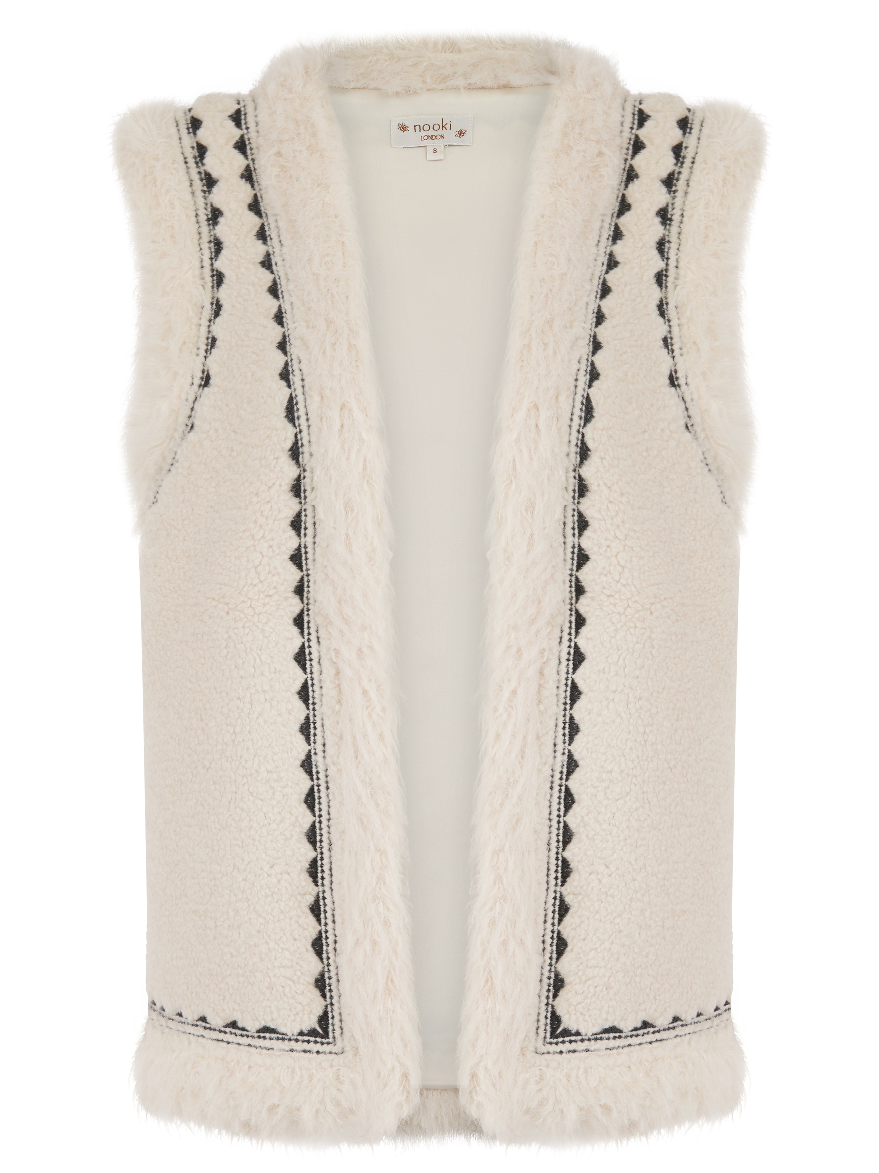 DANNIKA GILET IN CREAM