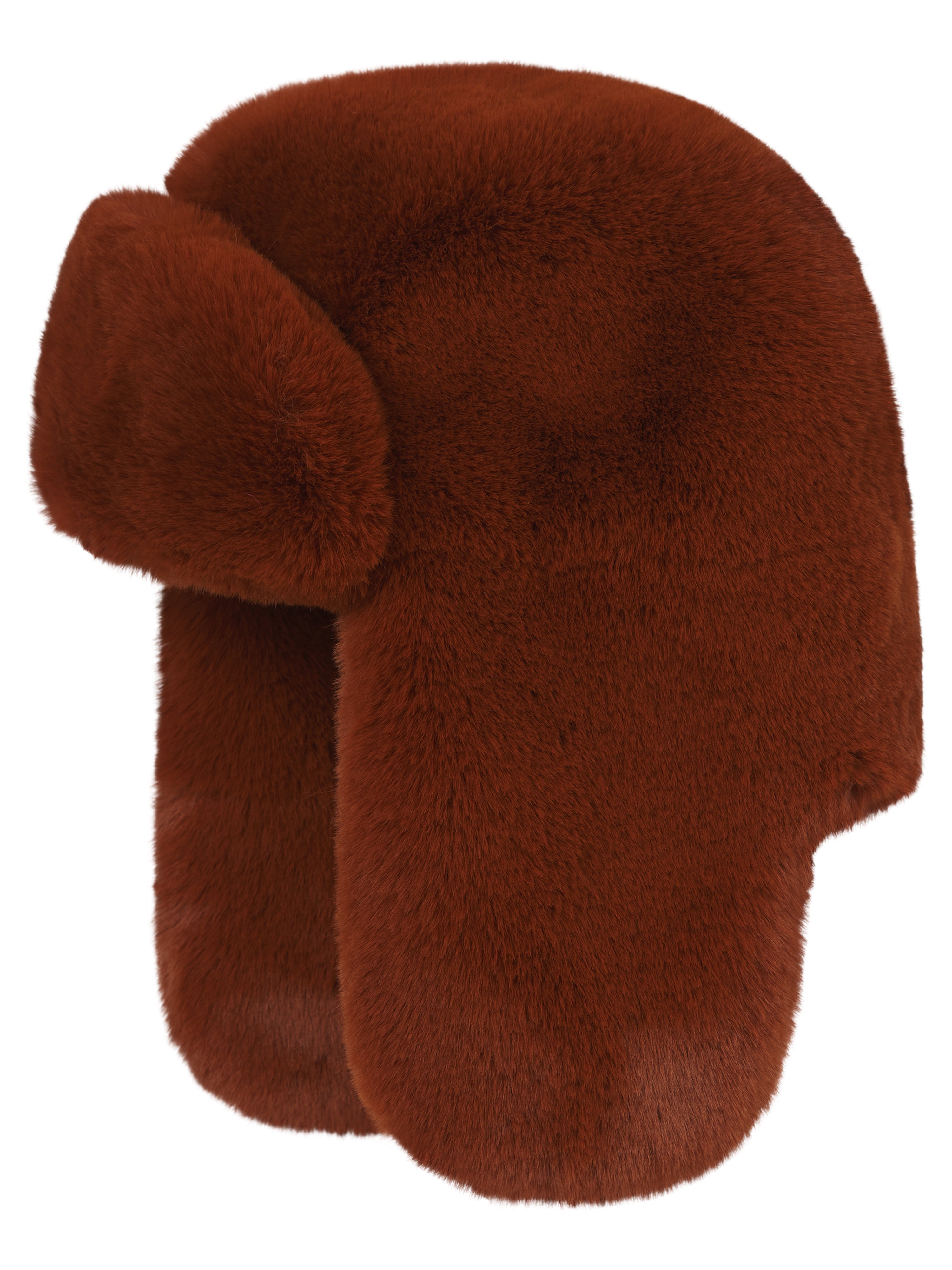 BILLIE FAUX FUR TRAPPER CHESTNUT