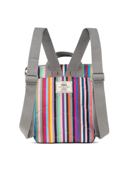 Roka Bantry B Multi Stripe Small Recycled Canvas