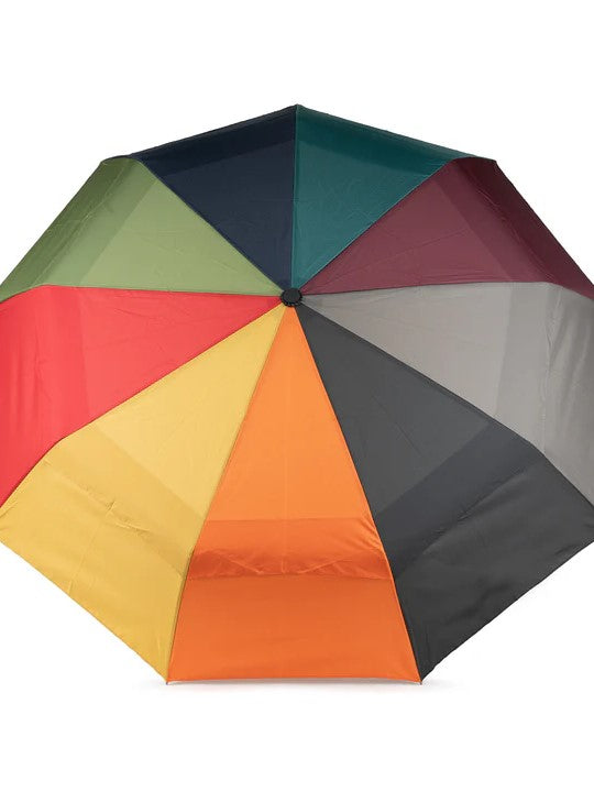 Roka Waterloo Recycled Nylon Umbrella - Rainbow