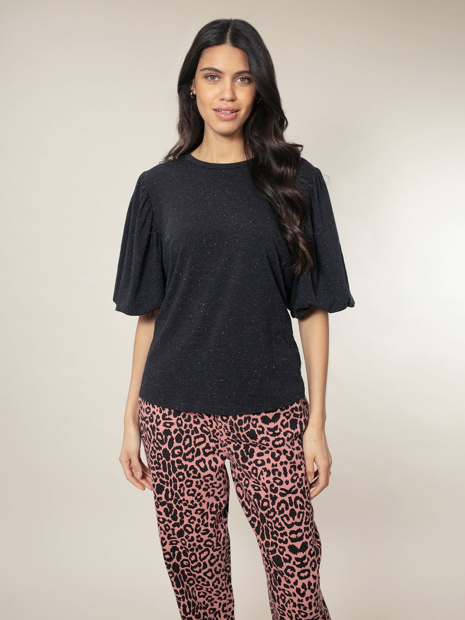 Rhea Top - Black Mix