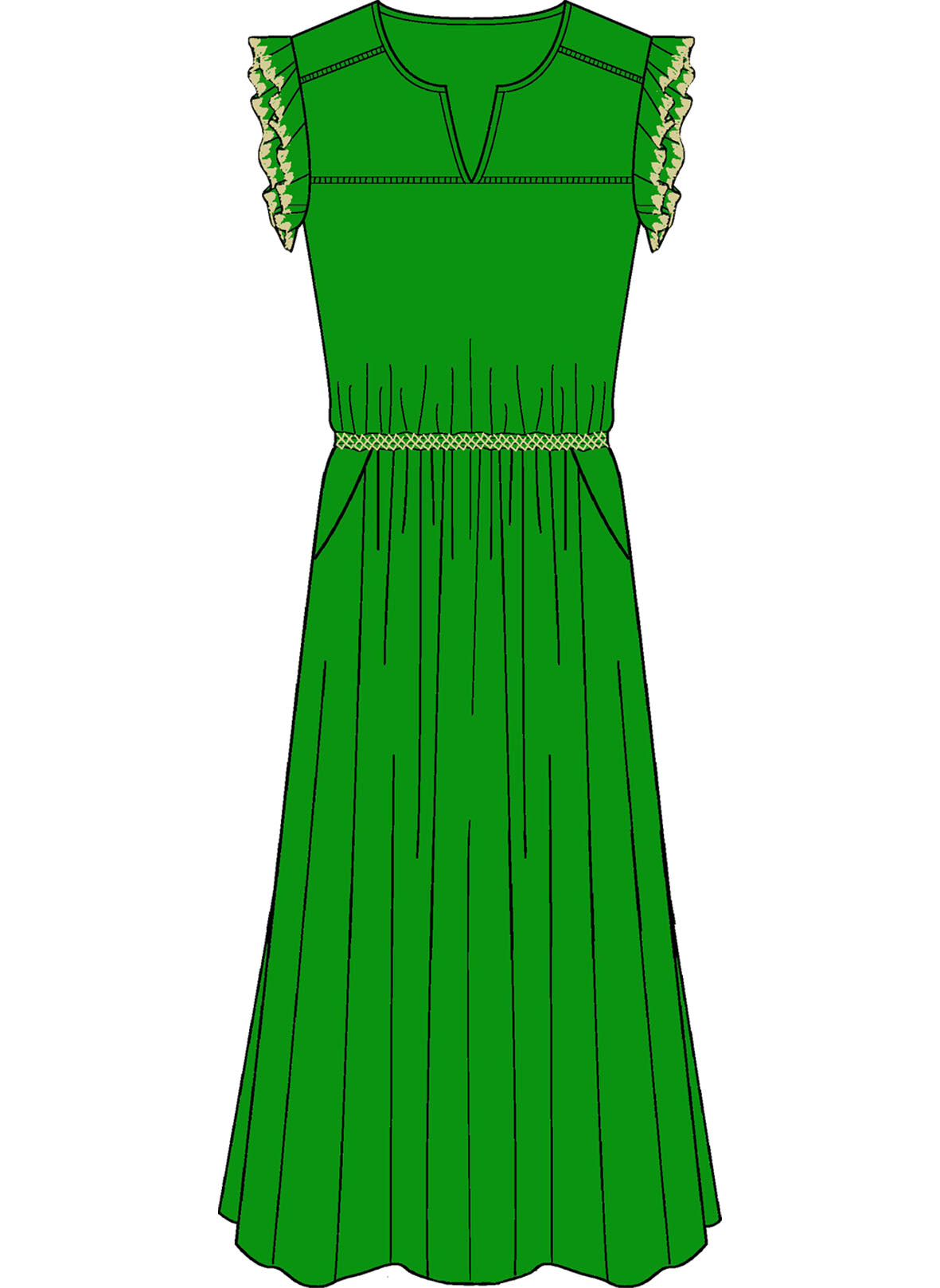 RUMBA DRESSGREEN