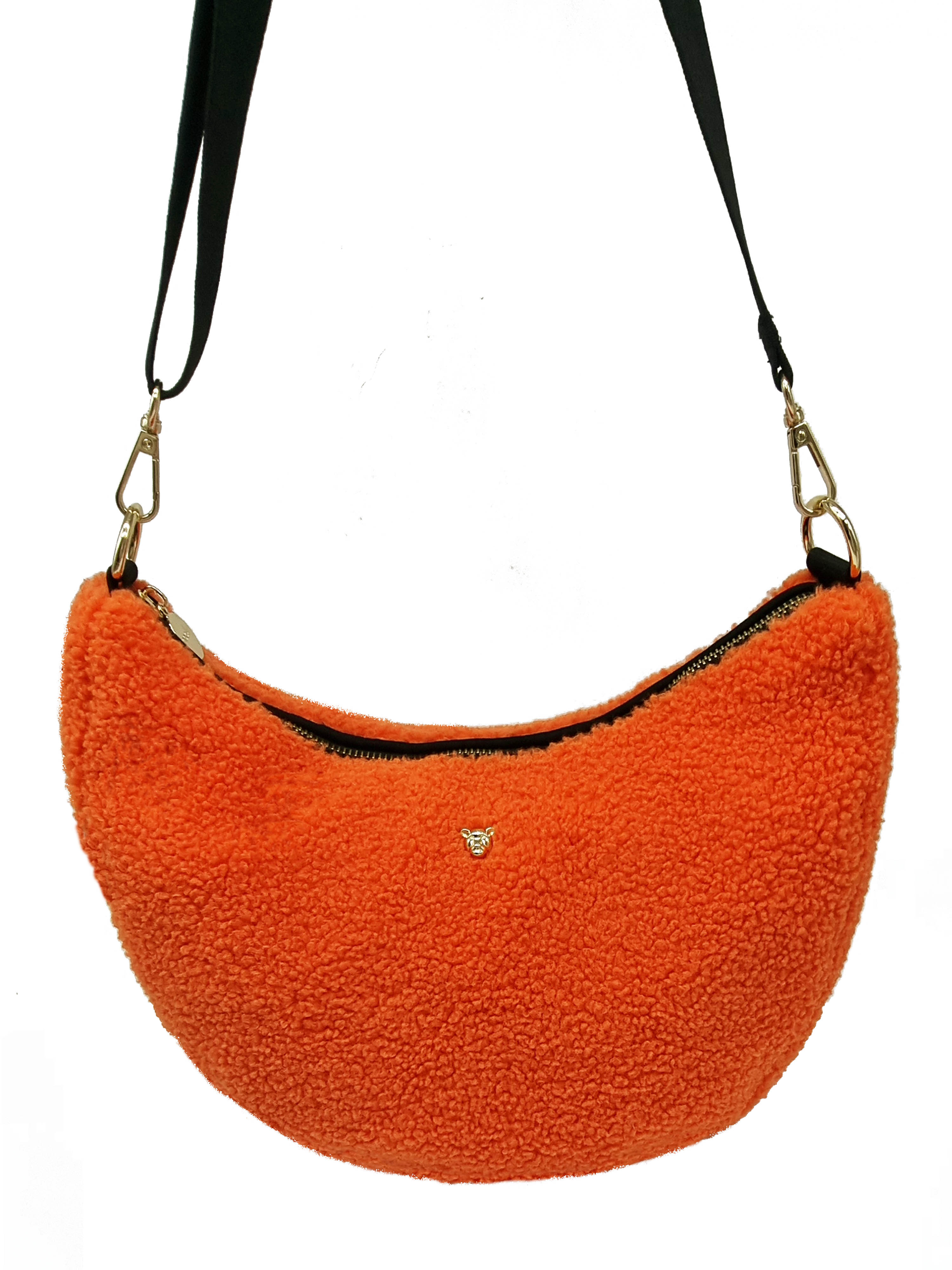 SIMONE SLOUCH BAG IN ORANGE