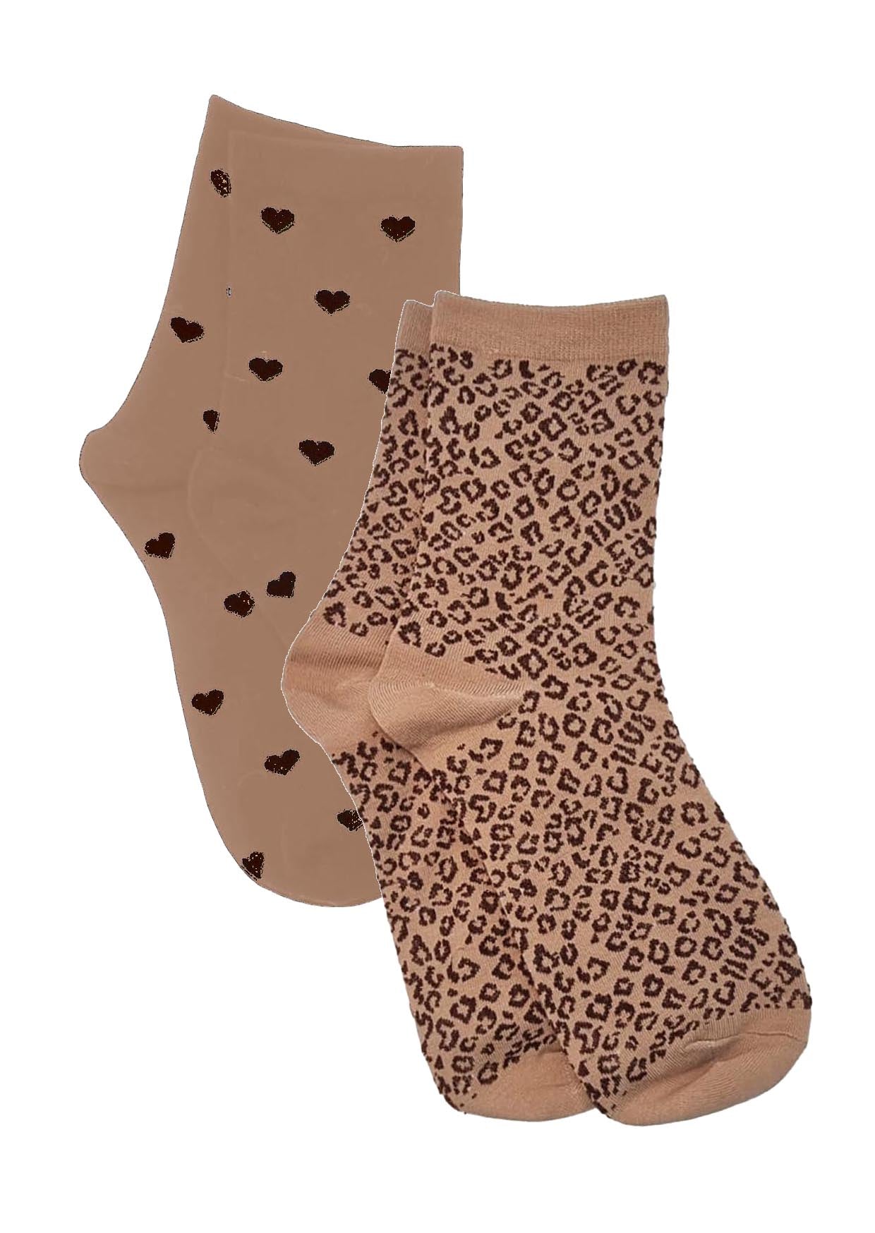 Love Leo Sock Set-Black Mix