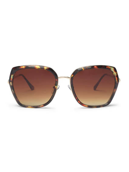 OLIVIA TORTOISE Retro trendy sunglasses tortoise