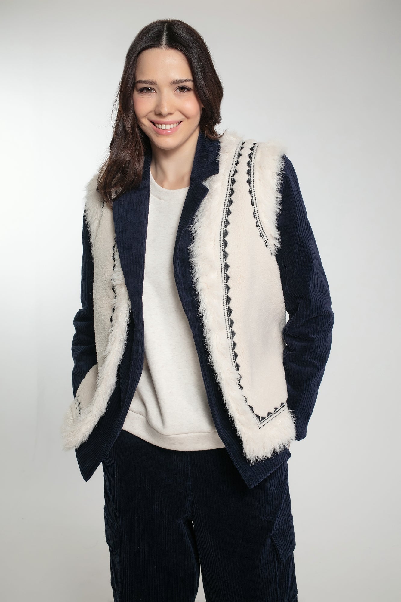 DANNIKA GILET IN CREAM