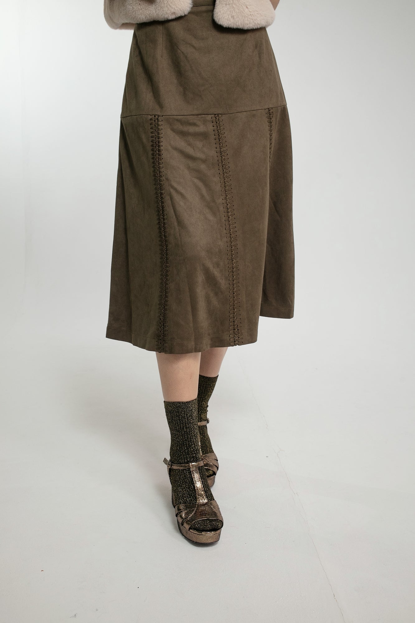 ELISA SKIRT IN KHAKI