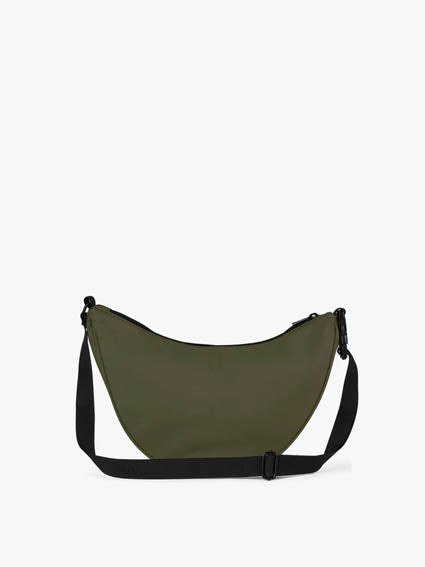 Medium Nylon Wave Crossbody Bag - Tarmac Green