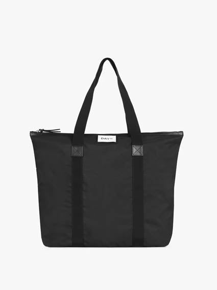 Gweneth Nylon Shopper Bag - Black