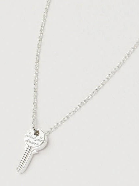 Key Message Pendant - Silver