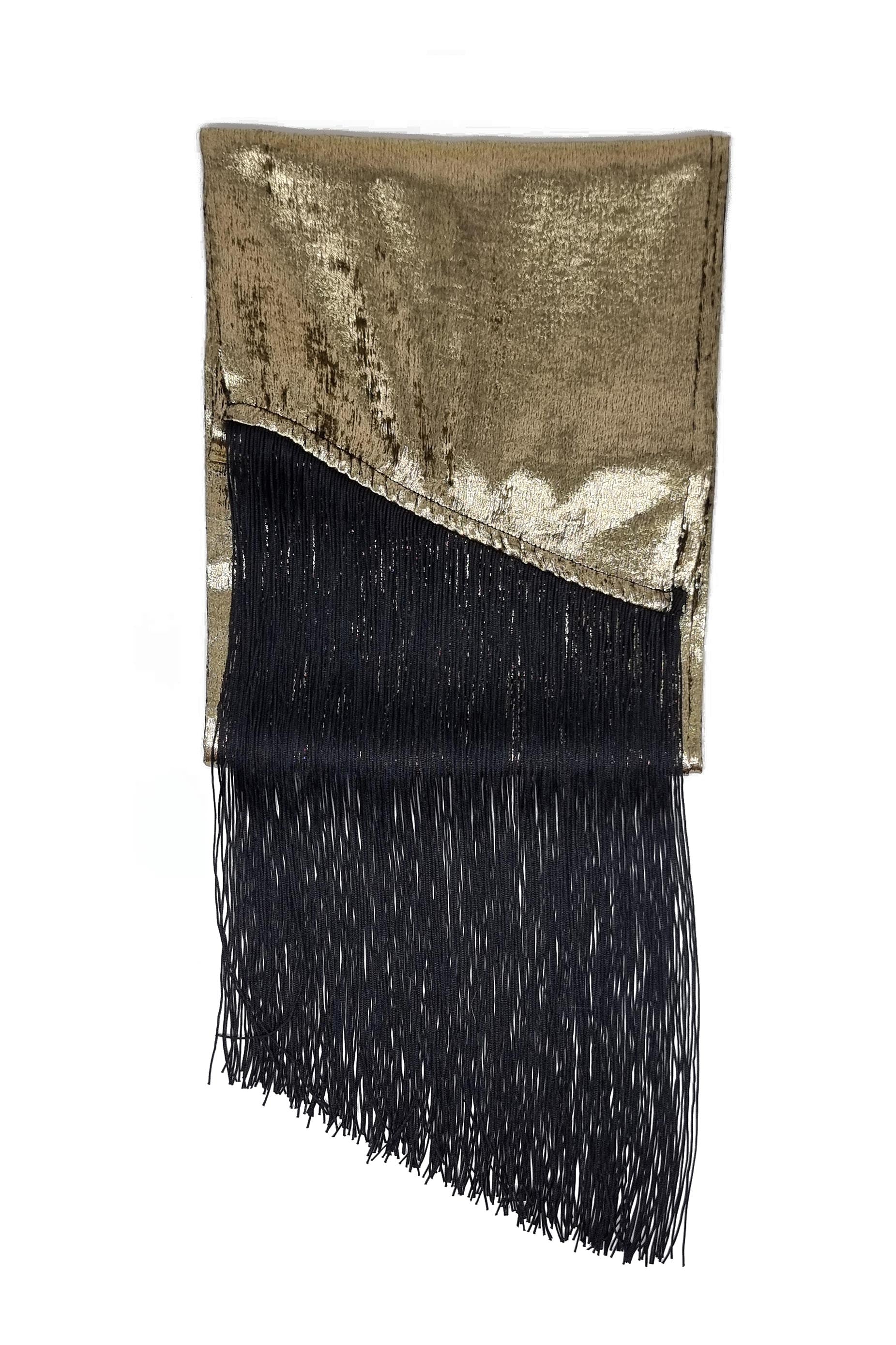 STEVIE LAME SCARF IN GOLD